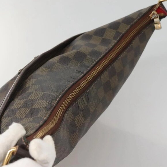 LOUIS VUITTON Damier Ebene Bloomsbury GM Shoulder Bag LV Auth - Picture 7 of 16